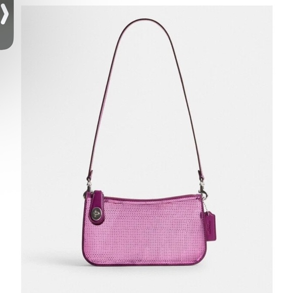 Coach Handbags - Coach New York Penn Pink Sequence Shoulder Bag (NWT) w/dustbag